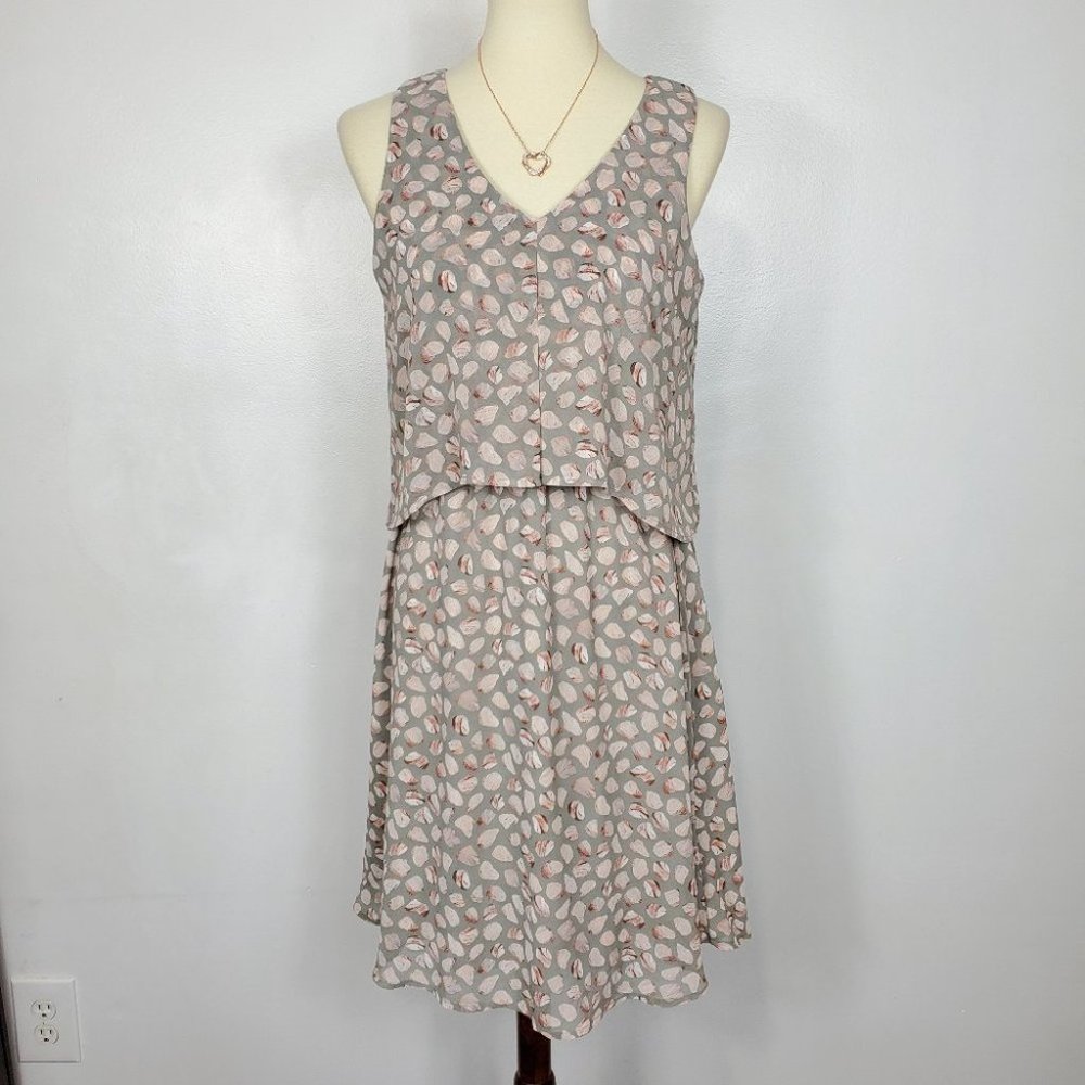 B Collection by Bobeau Romantic Layered Tank Summer Dress Size S